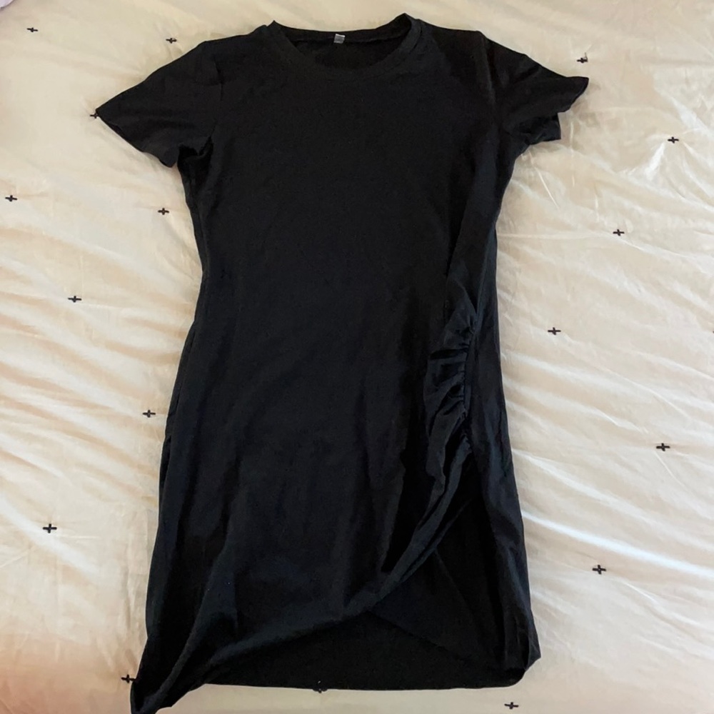 Maternity Dress - Fitted, Black, Never worn.